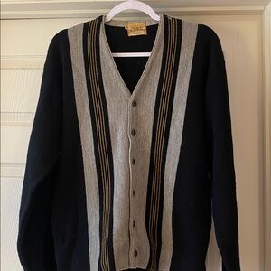 Penn Leigh Orlon Acrylic Vintage Cardigan Sweater Sz M Box3